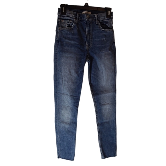 GRLFRND Midrise Skinny Leg Blue Jeans 26 Preowned - Picture 1 of 8